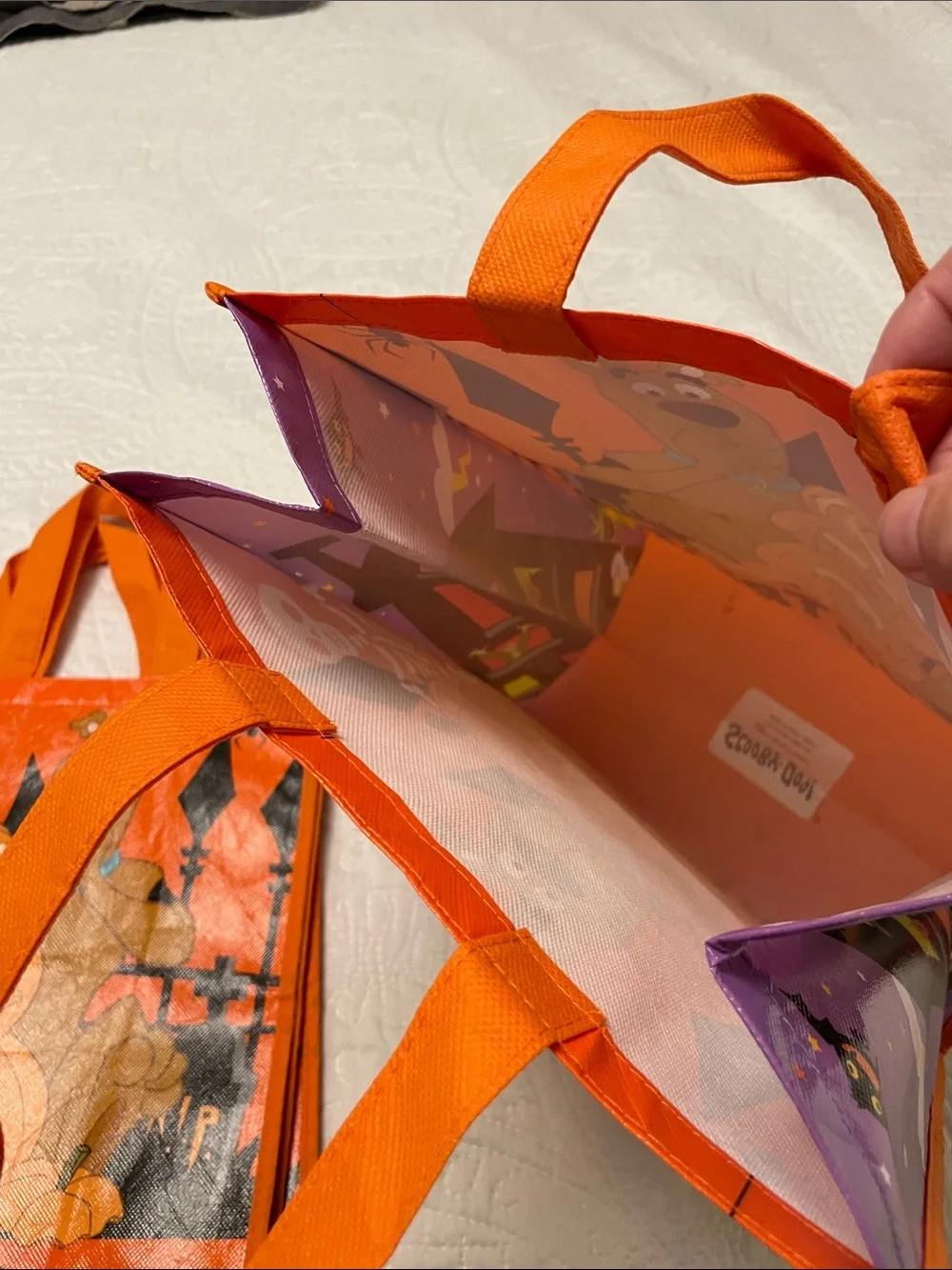 Set of 3 HALLMARK Scooby-Doo! Halloween Goodies Tote Bags Trick or Treat Bags